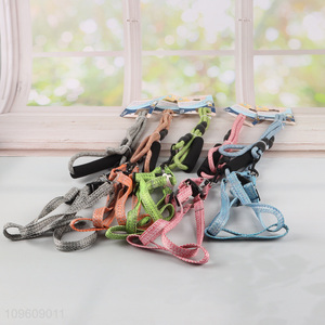 Top selling multicolor fashion pet harness leash