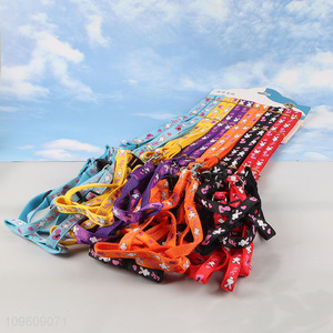 Good sale multicolor pet harness leash for outdoor